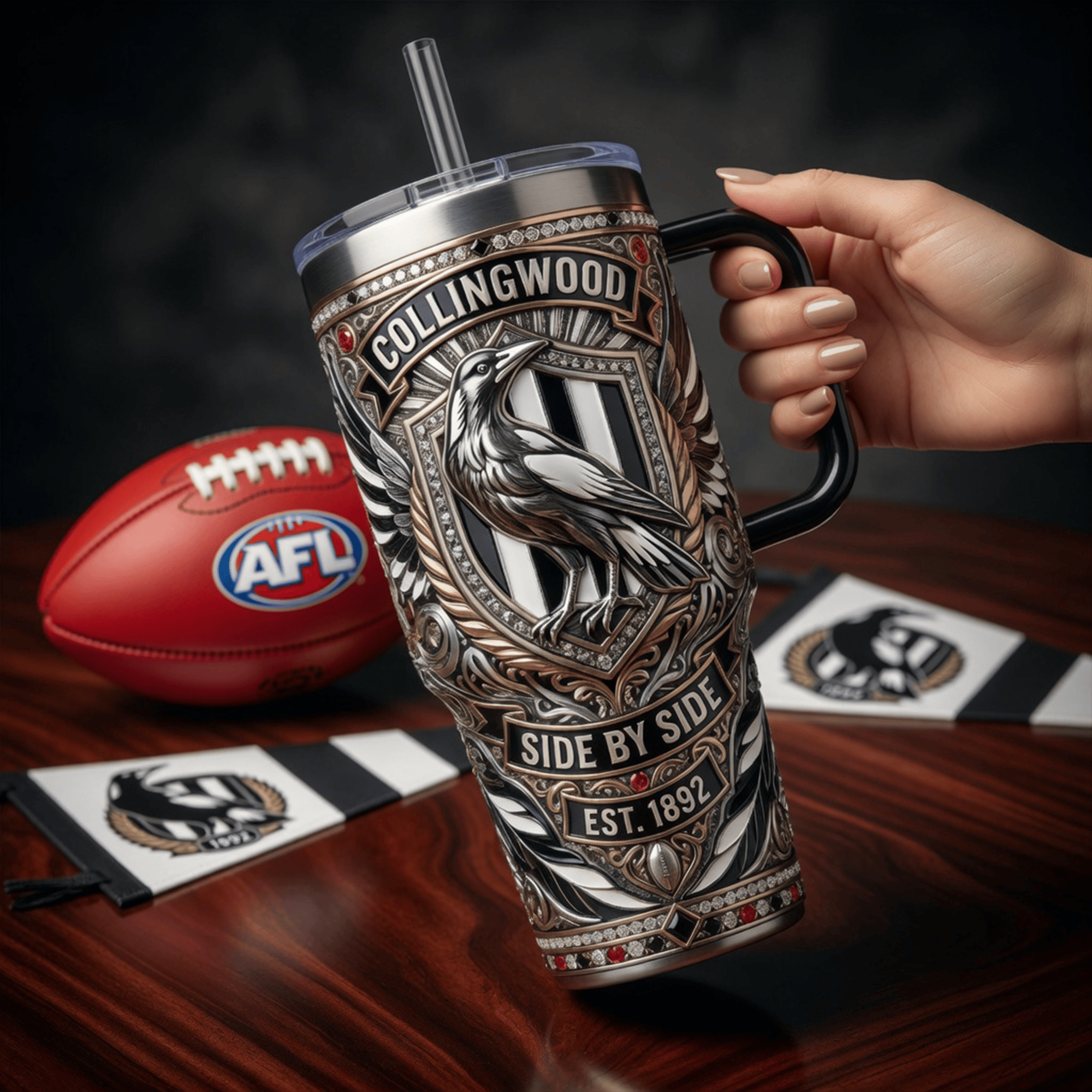 CWM 40oz Tumbler With Handle LNTH